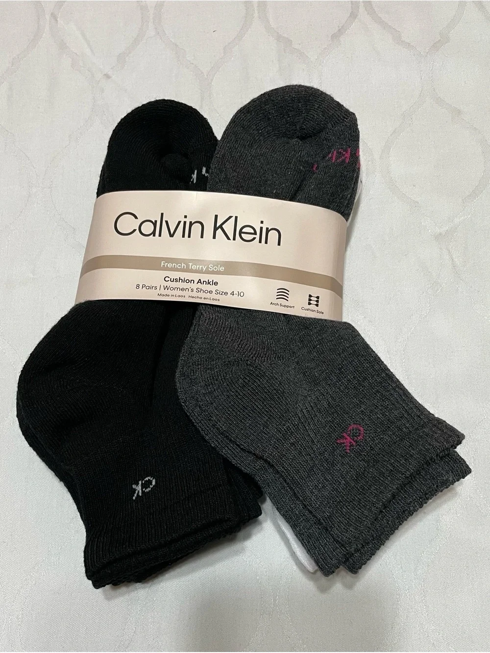 Calvin Klein Women's Cushion Ankle Socks